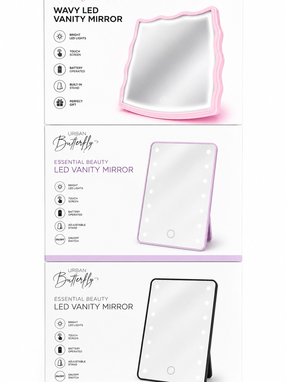 LED Vanity Mirror with Lights – New in Box